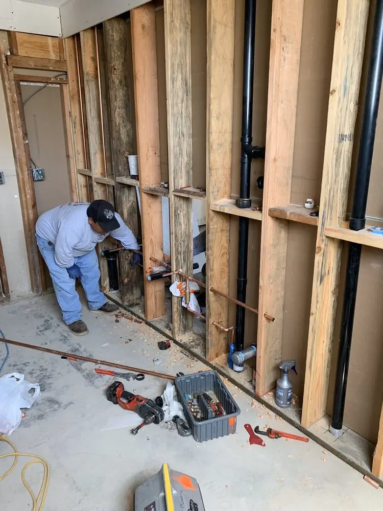 Commercial rough-in plumbing for Gas Line Repair in Madison Hill